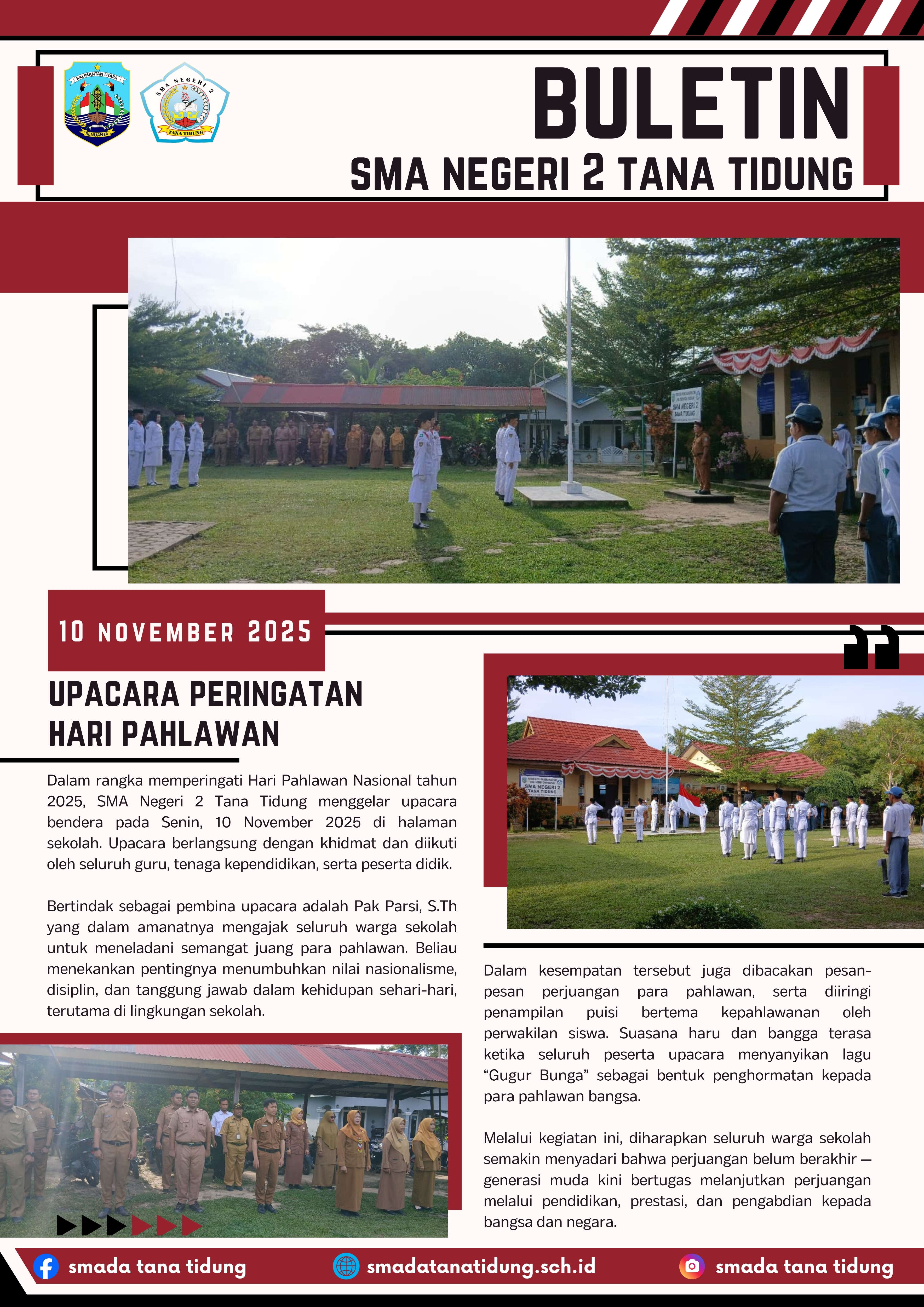 Upacara Peringatan Hari Pahlawan Nasional